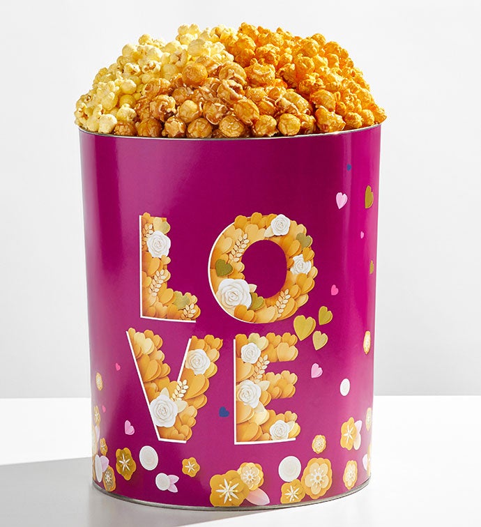 Pop'n with Love Popcorn Tins